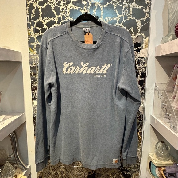 Carhartt Other - Carhartt Men's Slate Blue Long Sleeve Tee